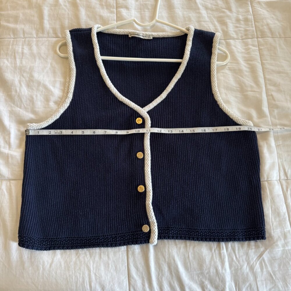 Abercrombie & Fitch Mara Button-Up Sweater Vest - Picture 6 of 7